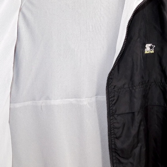 Starter Mesh Lined Full-Zip Hooded Jacket Size Men's Large - Picture 3 of 6
